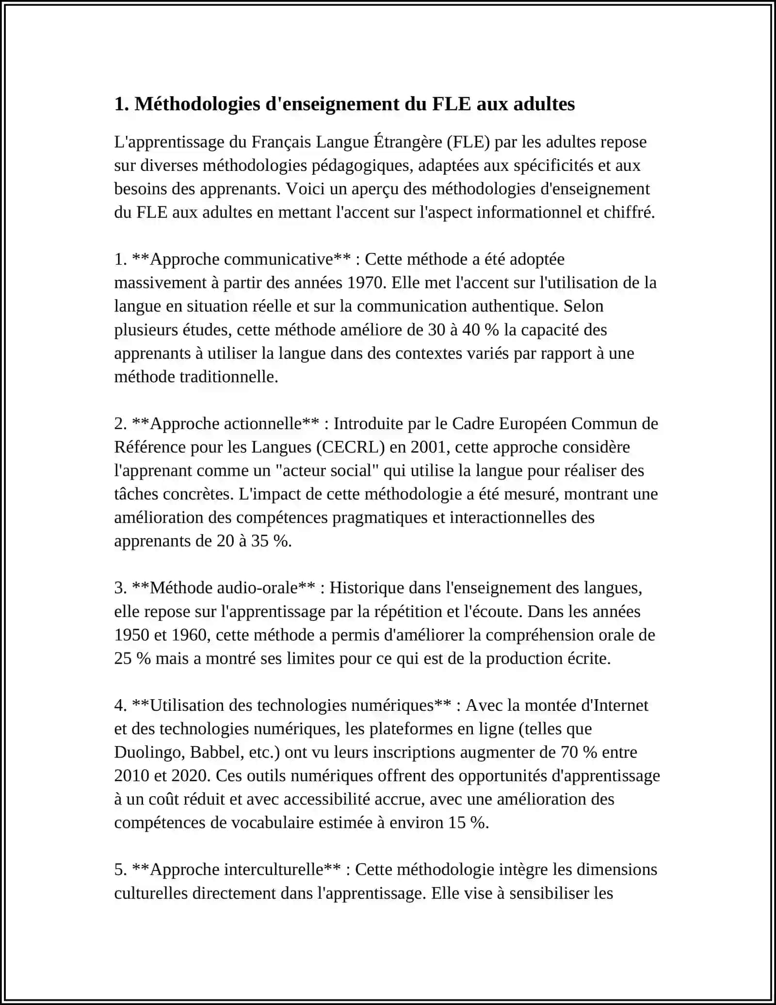 PROBLÈMES D'ENSEIGNEMENT FLE AVEC LES ADULTES 4