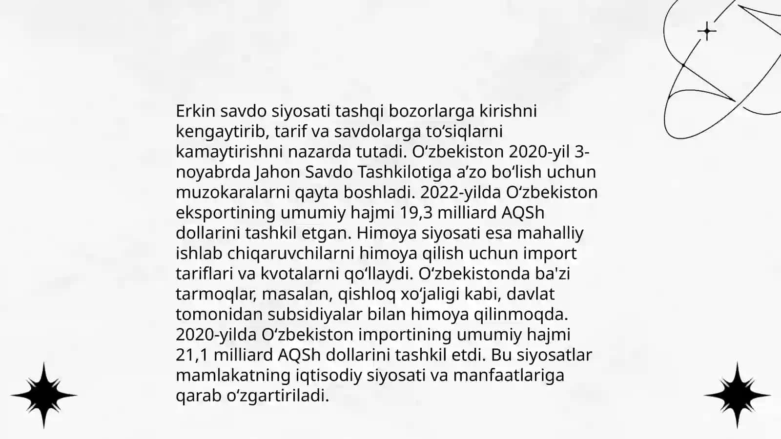 Xalqaro savdoning zaruriyati va uning asosiy ko’rinishlari 4