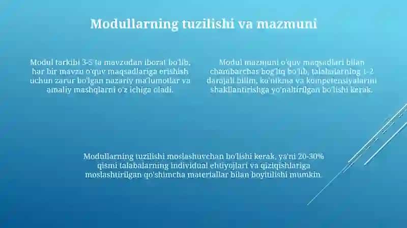 Ta'lim dasturlarini loyihalash metodikasi 4