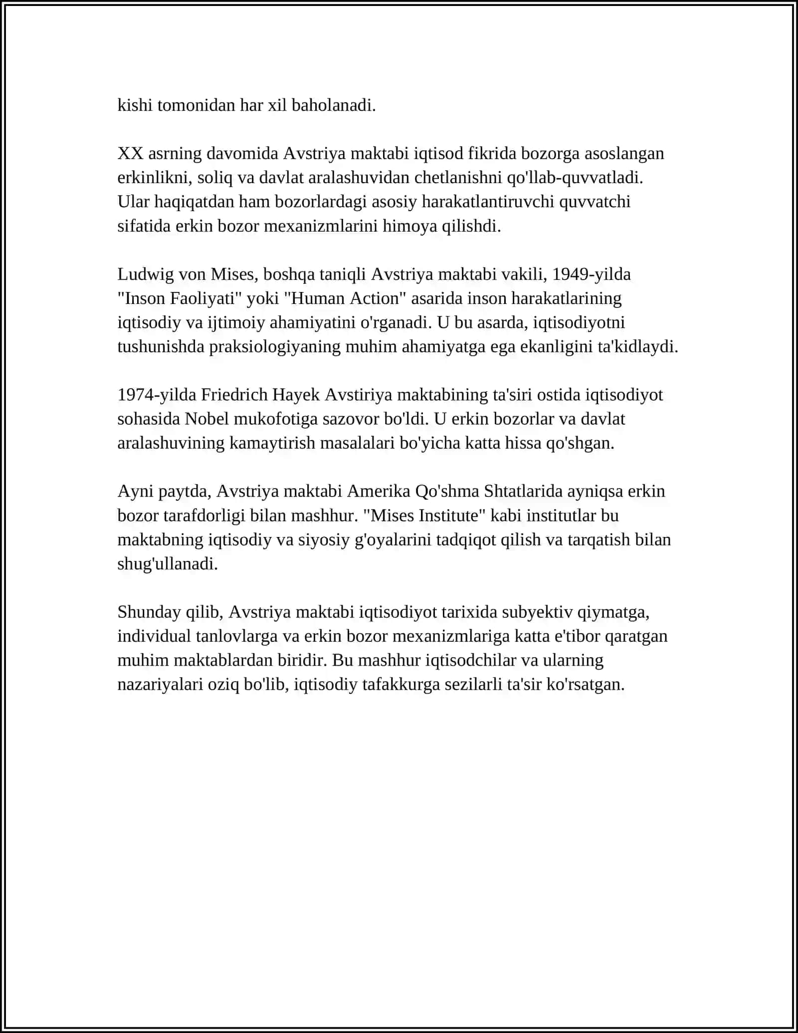 AVSTRA MAKTABI VA UNING XUSUSIYATLARI 4