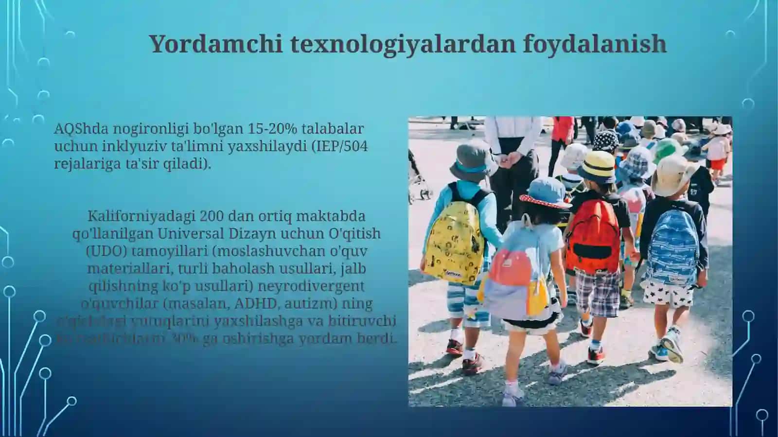 Taʼlim muhitida inkluziv muhitni yangilash 4
