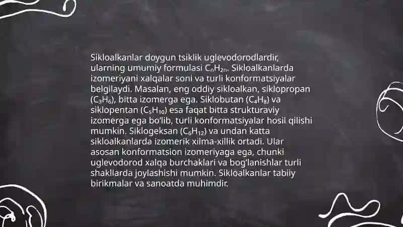 Sikloalkanlar 4
