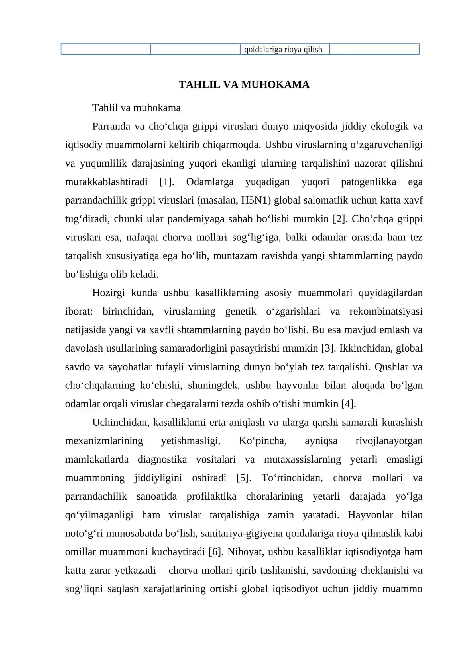PARRANDA VA CHOʻCHQA GRIPPI. UNING HOZIRGI KUNDAGI MUAMMOLARI 4