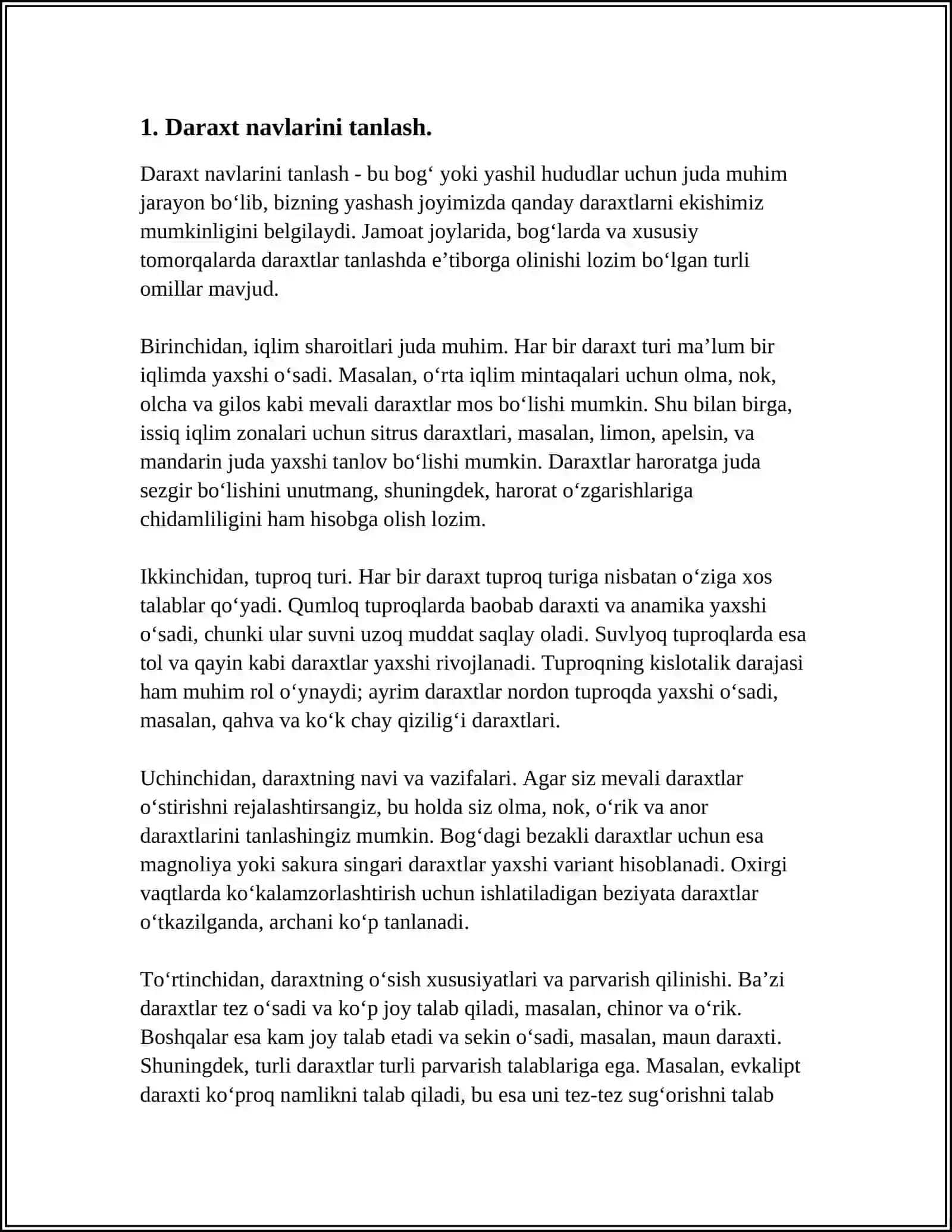 DANAKLI MEVALARNI YETISHTIRISH VA ULARGA SHAKL BERISH TEXNOLOGIYASI 4