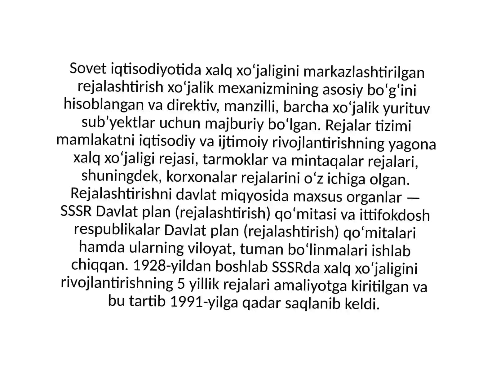 Rejalashtirishning mantiqiy, sifatli va miqdoriy turlari mazmuni 4