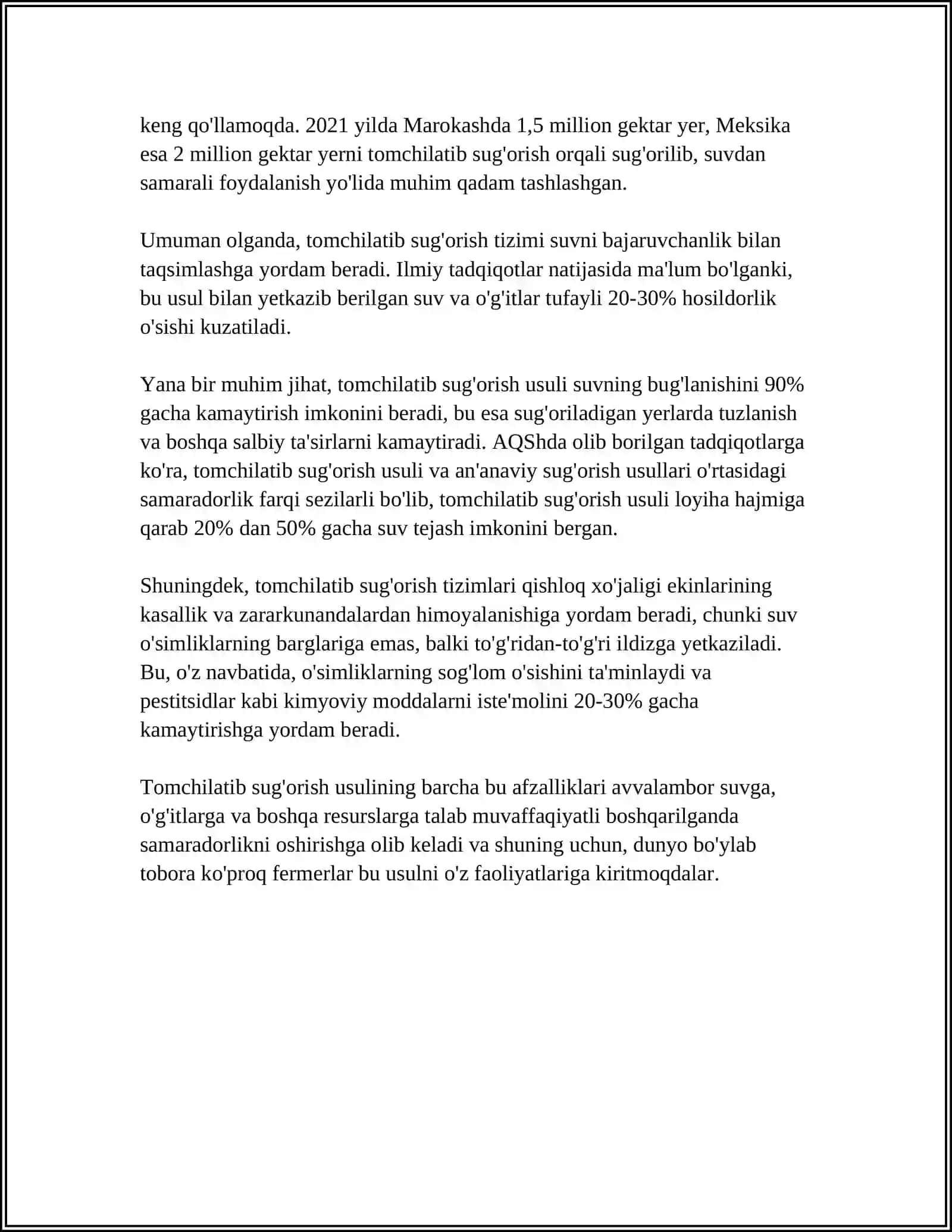 SUĞORISH USULLARI 4