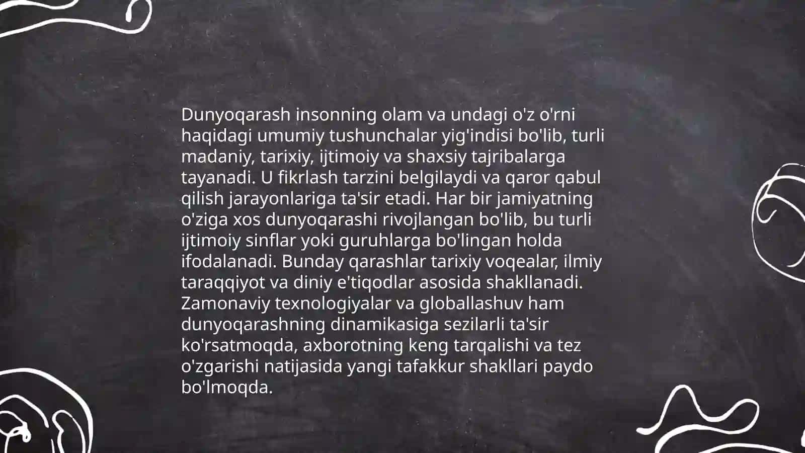 Dunyoqarashning mohiyati, tuzilishi va asosiy funksiyalari 4