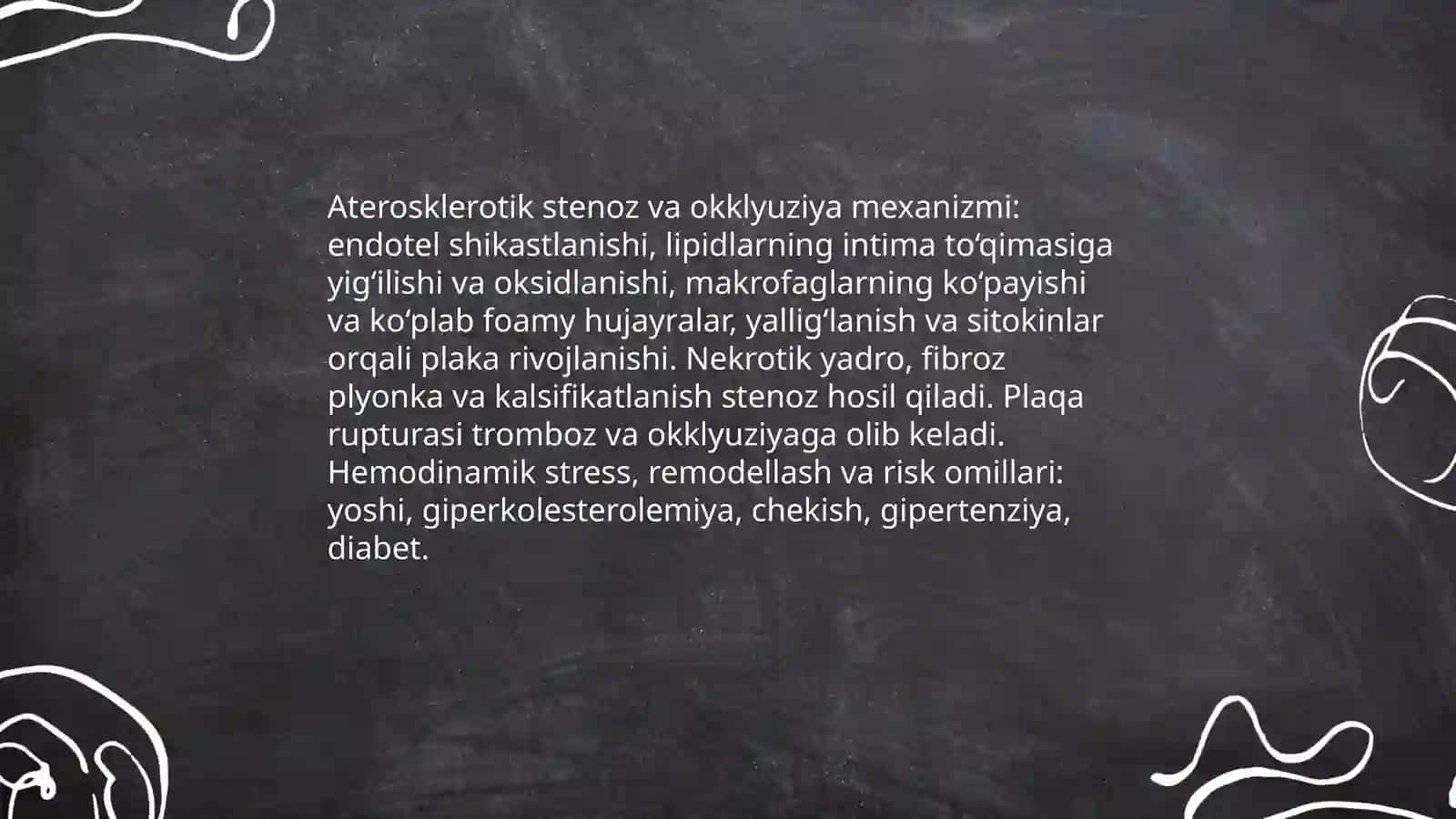 Aorta ravog'i tarmoqlari okklyuzion kasalliklari 4