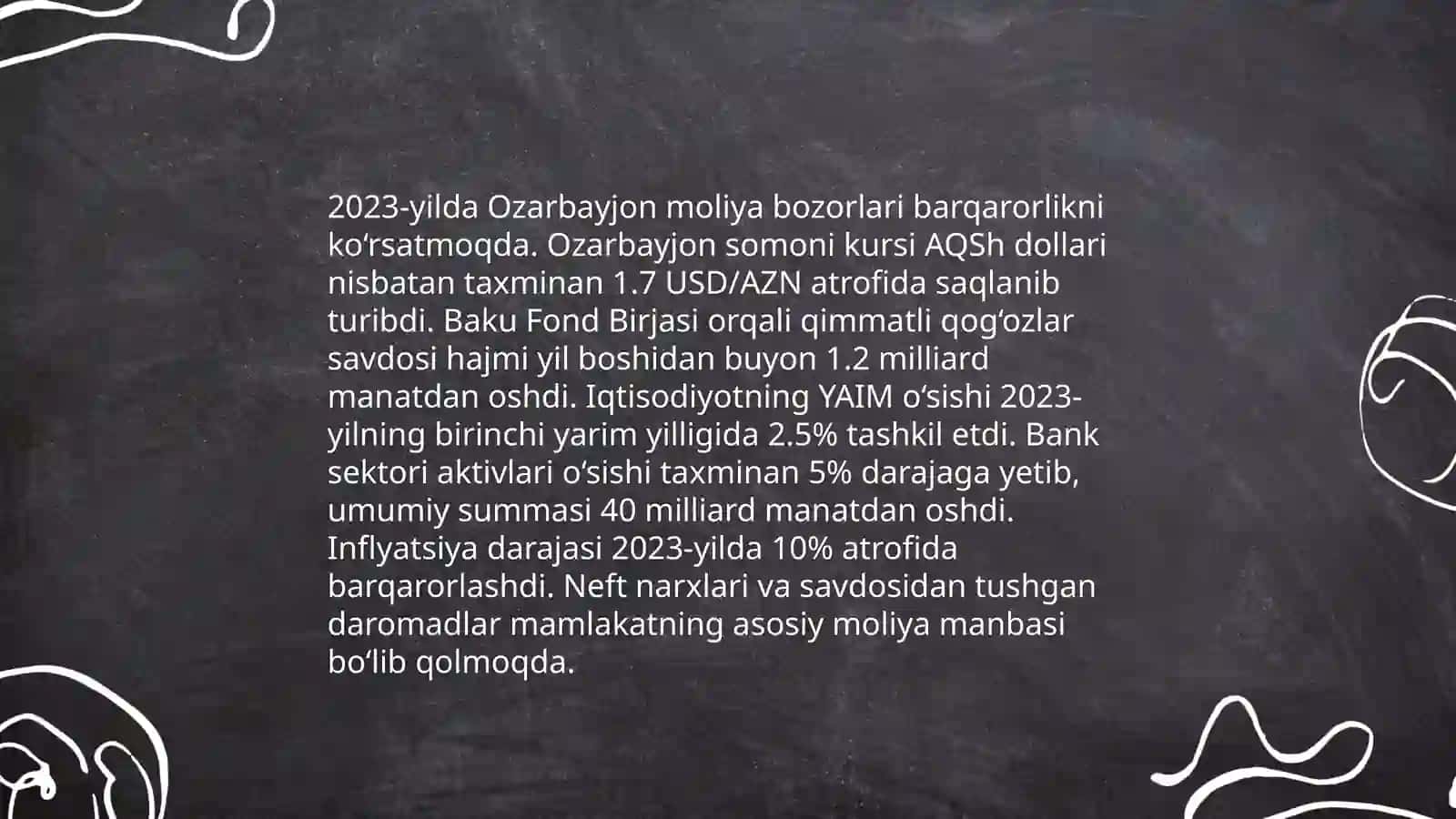 Ozarbayjonning iqtisodiy rivojlanish strategiyasi 4