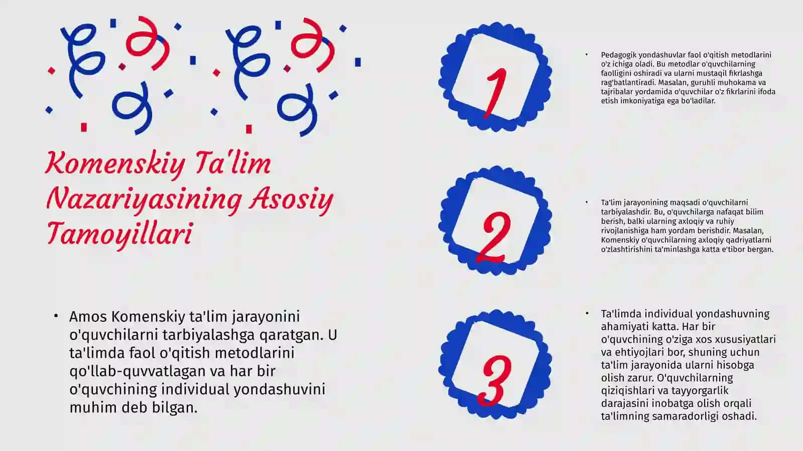 Amos Komensiyning taʼlim faoliyati nazariyasi 4