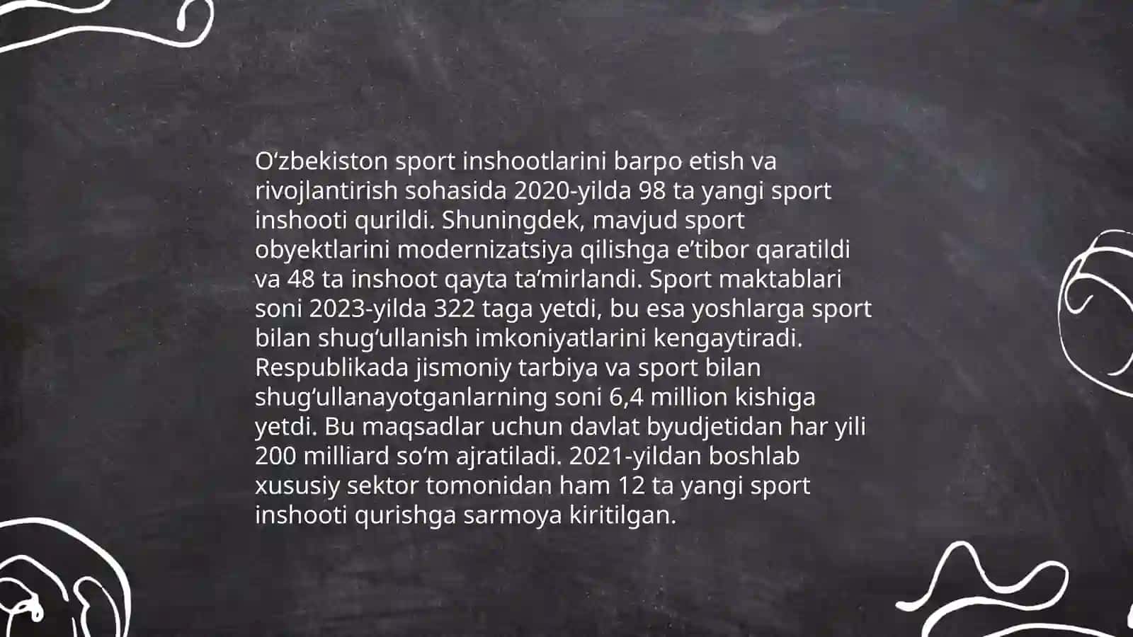 Davlatimizning yosh avlodni tarbiyalash va soğliğini himoya qilish yôlida olib borayotgan ishlari 4