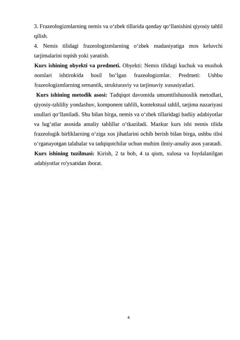 Nemis tilida animalistik frazeologizmlarning xususiyatlari ( it va mushuk ) nomi misolida 4