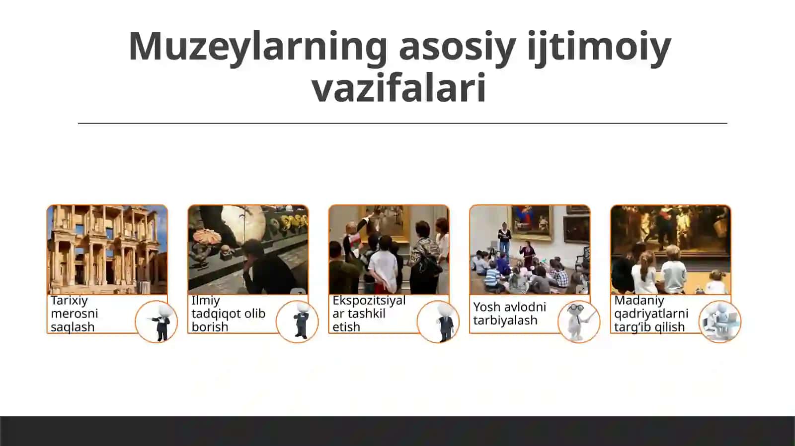 Muzeylarning ilmiy-ma’lumotnoma apparati va zamonaviy axborot texnologiyalari asosida rivojlantirish yo‘nalishlari 4