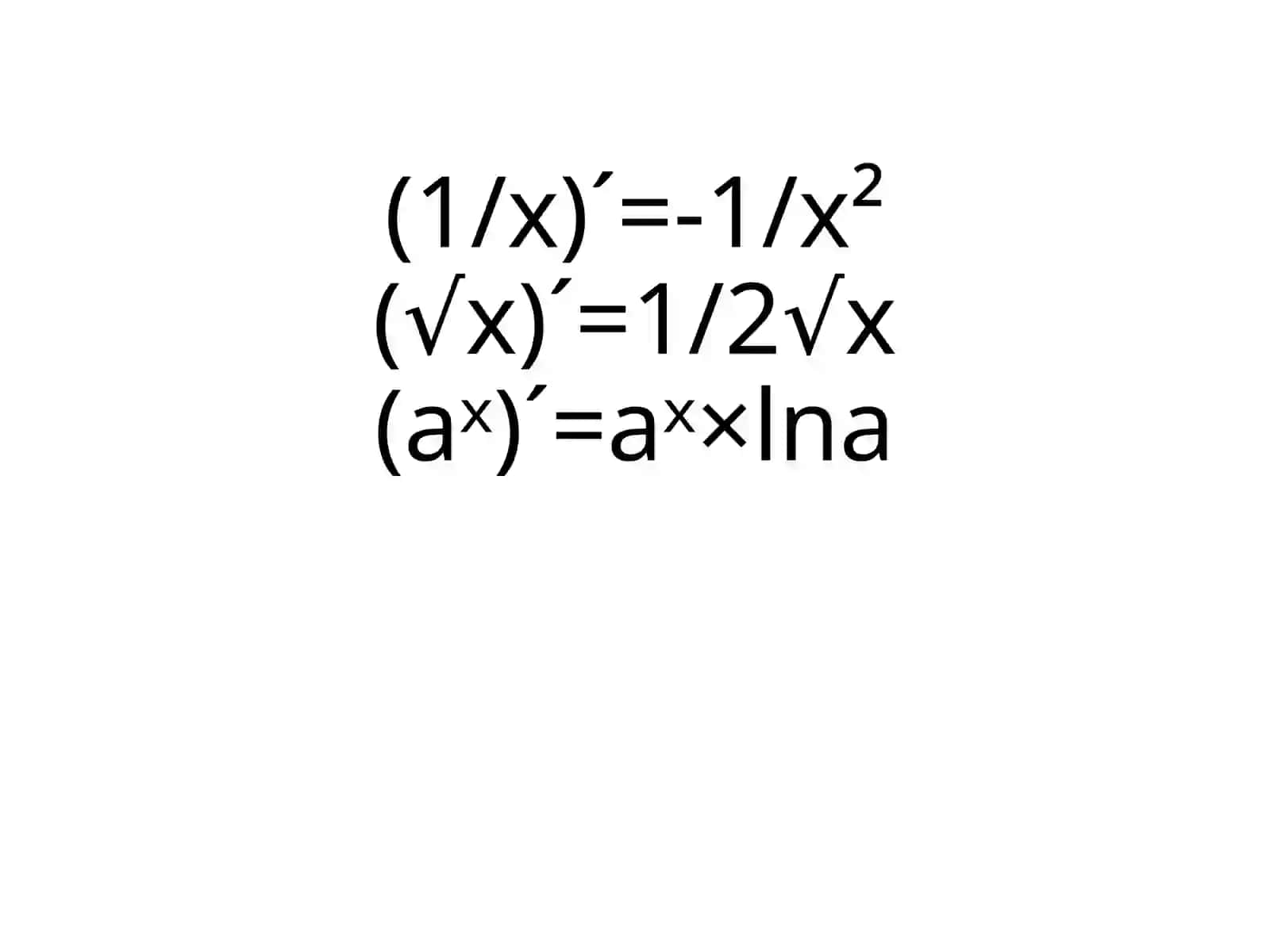 Hosila formulalari 4