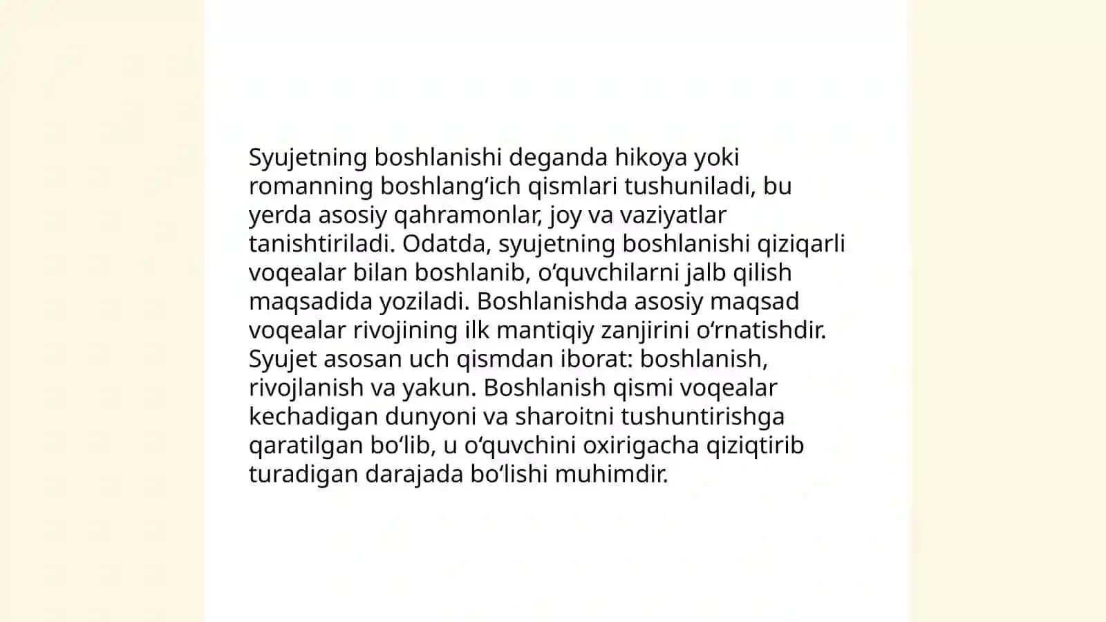 Badiiy asar syujeti 4