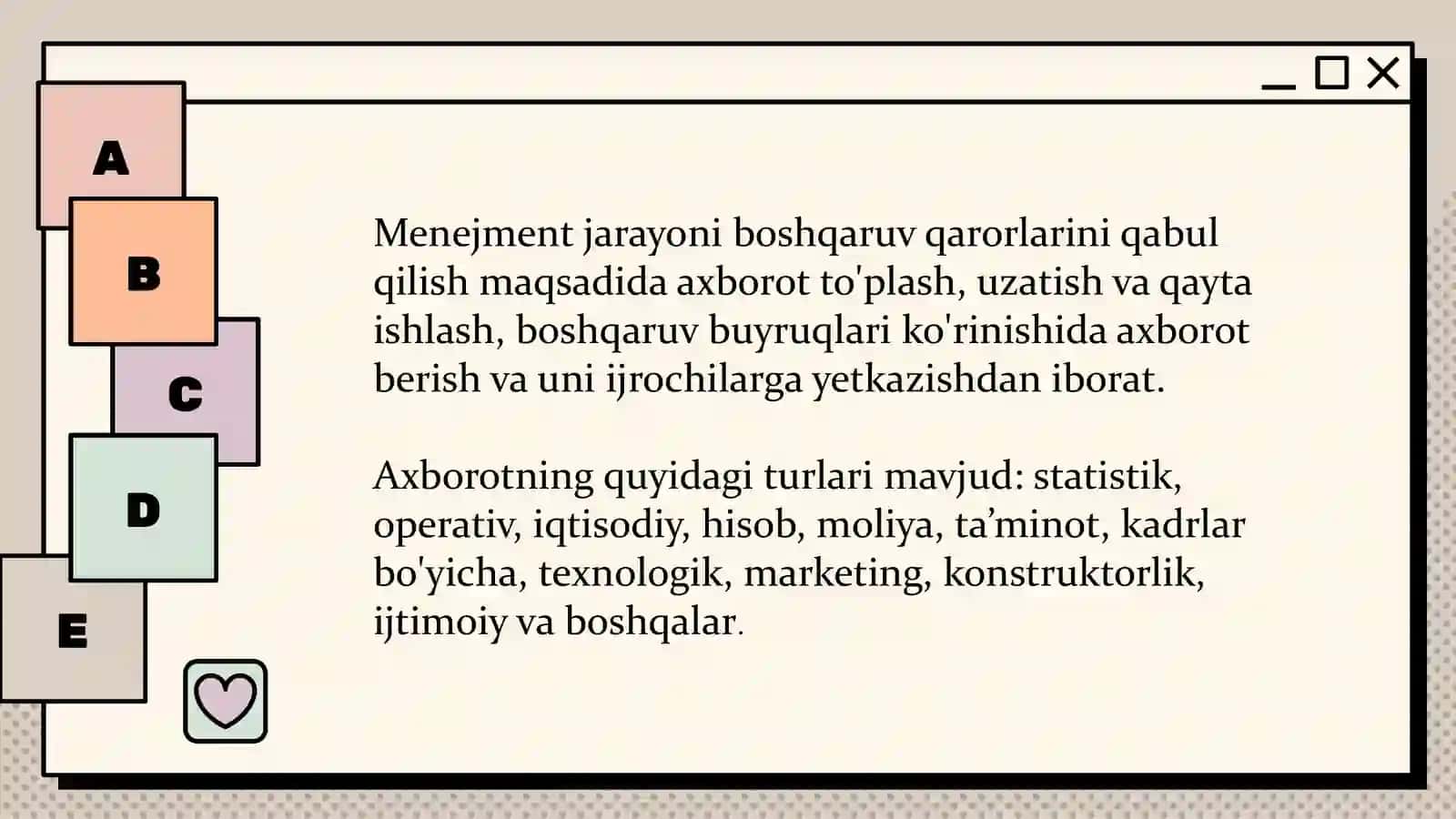 BIZNES BOSHQARUVDA AVTOMATLASHTIRILGAN AXBOROT TIZIMLARI 4