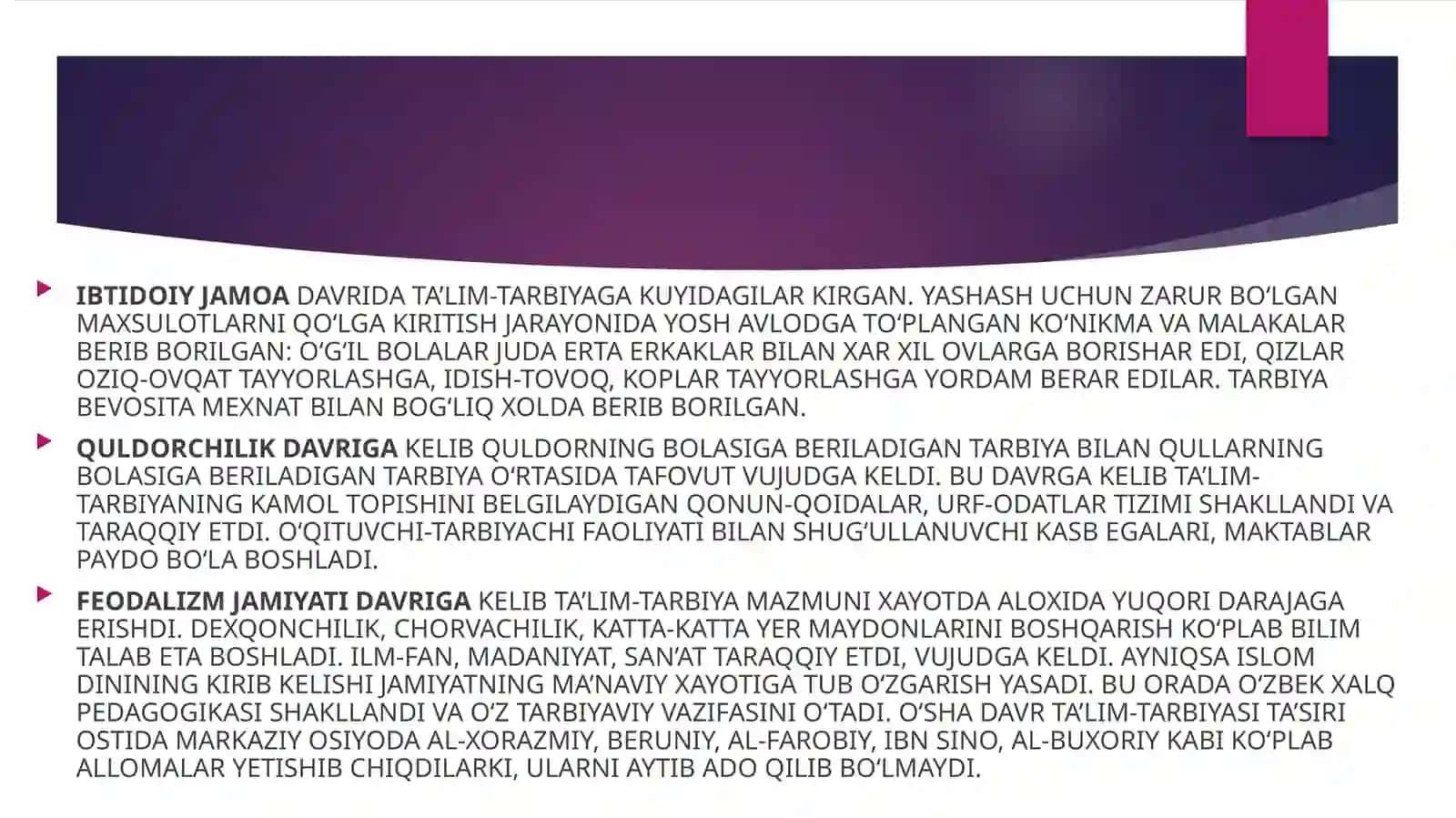 Zamonaviy ta’lim-tarbiya va uning mohiyati. Fanning maqsadi, predmeti va uslublari 4