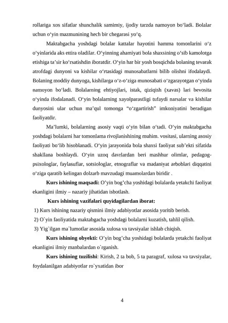 Maktabgacha yoshdagi bolalarda o’yinning ahamiyati 4