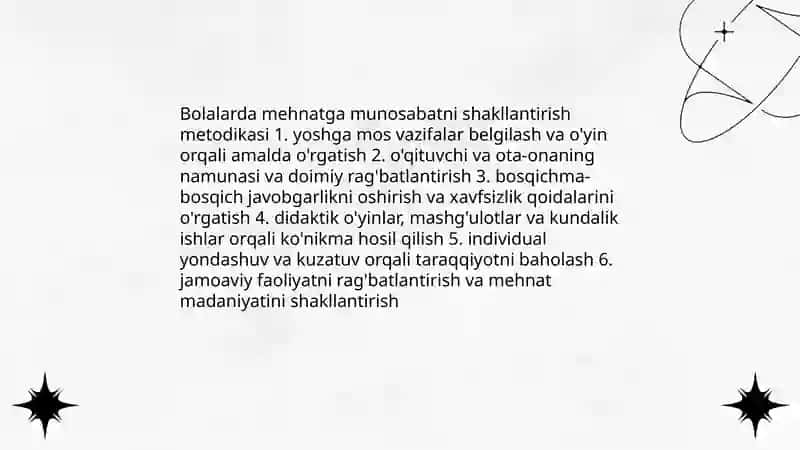 Maktabgacha tarbiya yoshida mehnatning roli 4