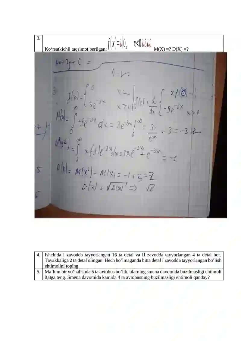 Ehtimollar Nazariyasi va Matematik Statistika Fani 4