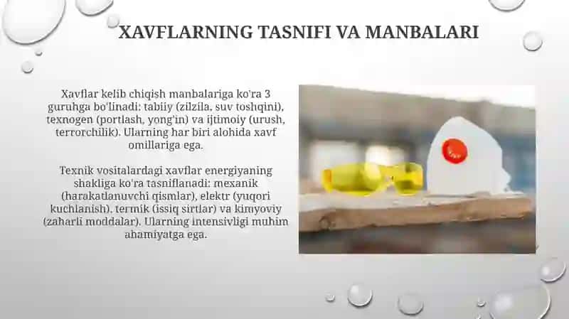 Texnik vositalardagi xavflar va ulardan himoya 4