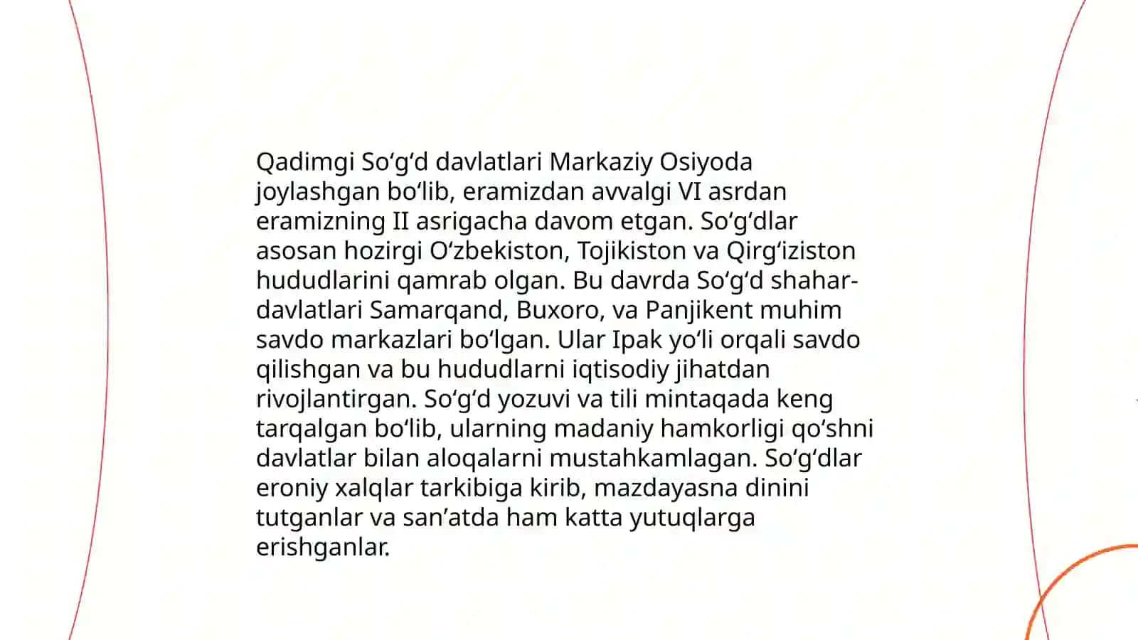Oʻrta Osiyoning ilk davlatlari 4