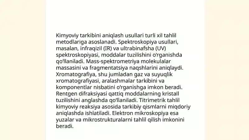 Dorivor oʻsimlik xom ashyosini analiz qilish usullari 4