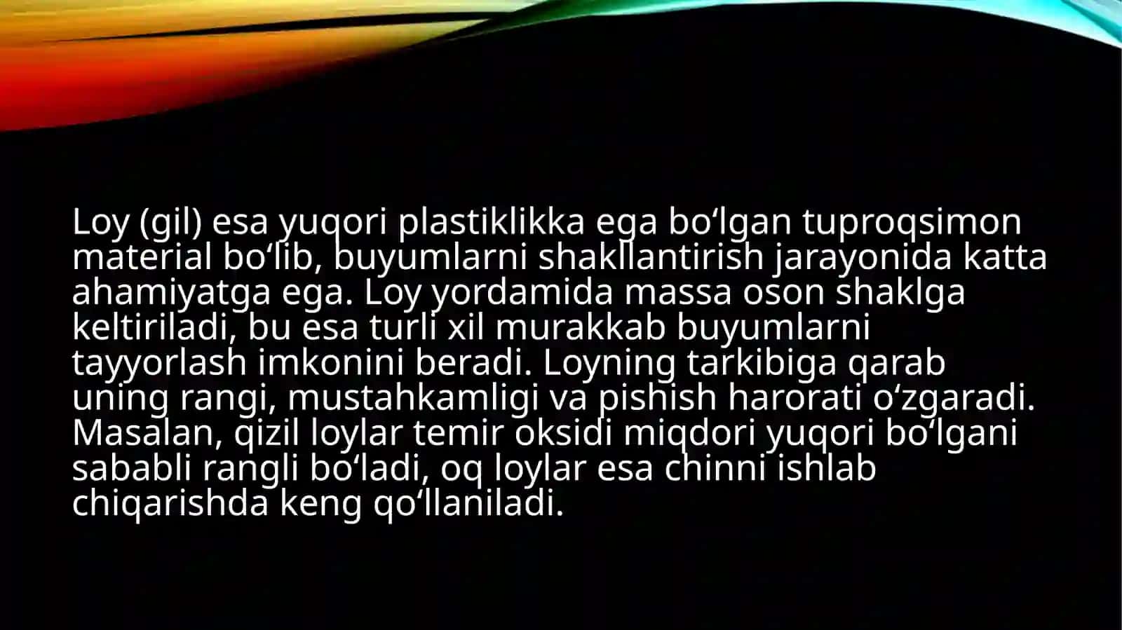 Chinni-fayans buyumlarini ishlab chiqarishda qo’llaniladigan tuproqsimon xom-ashyo materiallari 4