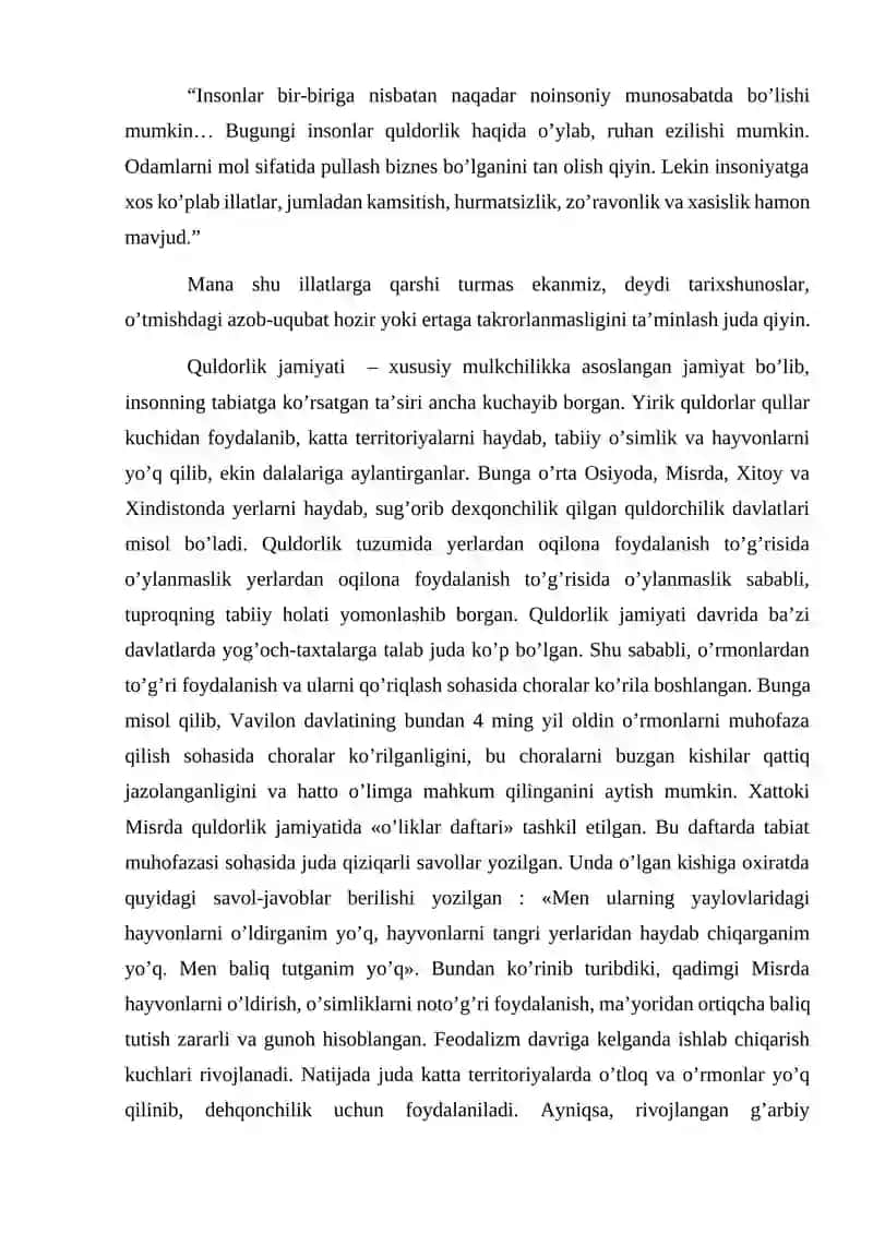 Quldorlik jamiyatining yemirilish davrida arab davlatlaridagi iqtisodiy g'oyalar 4