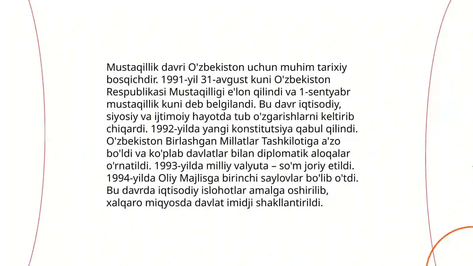 O'zbekistonning eng Yangi tarixi fanining predmeti, maqsadi va vazifalari 4