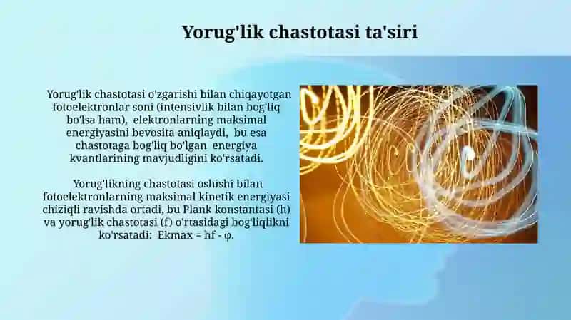 Fotoeffekt va uning qonunlari 4