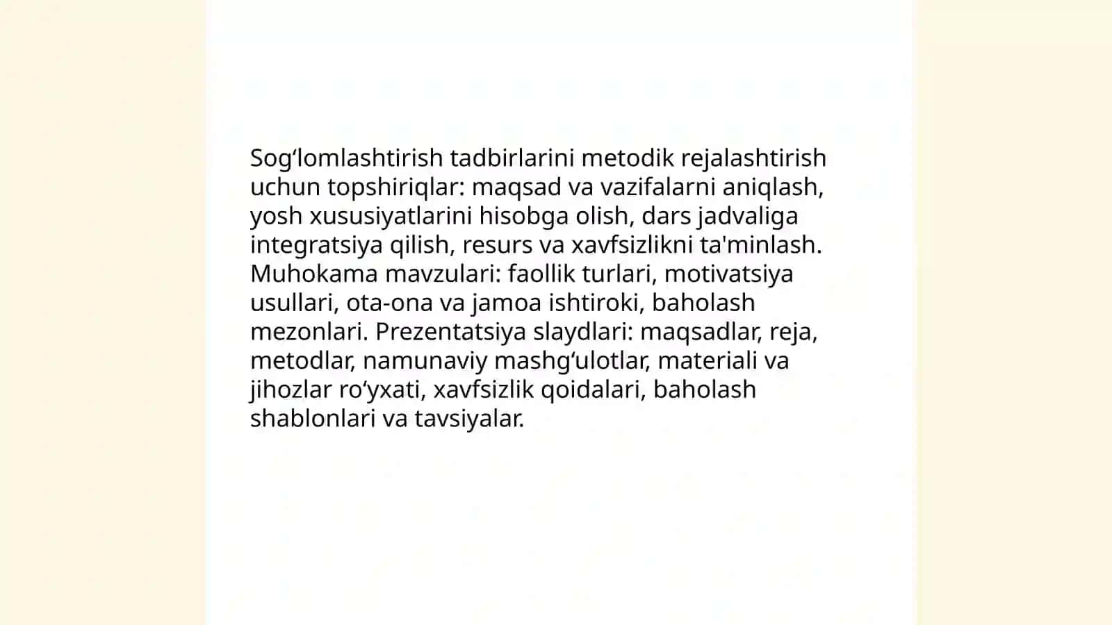 Umumta'lim maktablarida sport bayramlari va sog'lomlashtirish tadbirlari tashkil etish va o'tkazish metodikasi 4