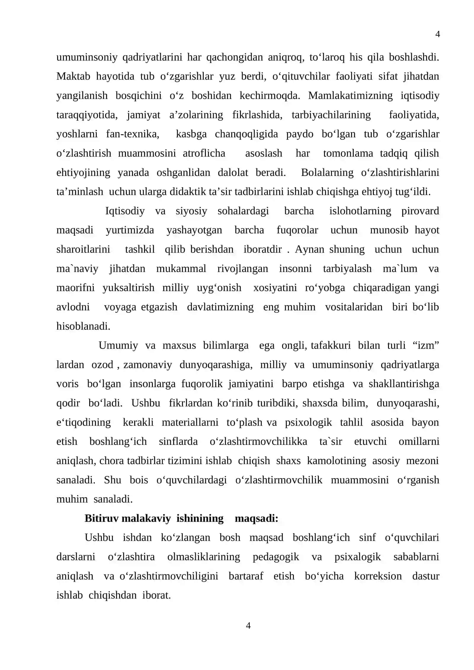 Boshlang‘ich sinflarda o‘zlashtirmovchilikni yuzaga keltiruvchi omillar 4