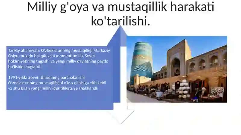 O‘zbekistonning mustaqil o‘zgartirilishi: Tashkil topishi va tarihiy ahamiyati 4