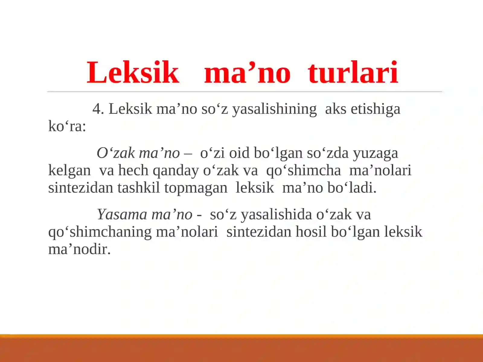 Lеksеmаning sеmаnik tаrkibi 4