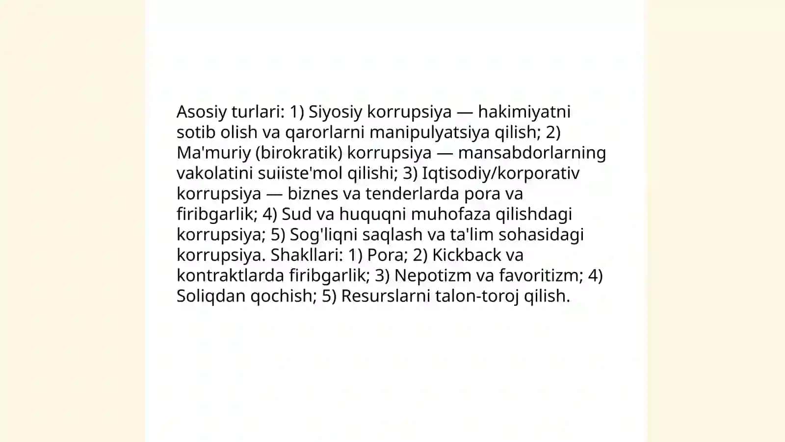 Korrupsiyaning mohiyati va uning oqibatlari 4