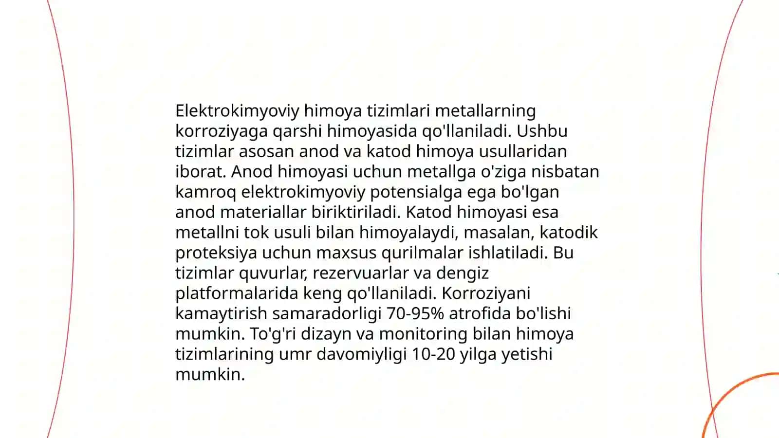 Quvurlarni elektrokimyoviy korroziyadan himoya qilish tizimining ishlashini nazorat qilish uchun avtomatlashtirilgan tizim 4