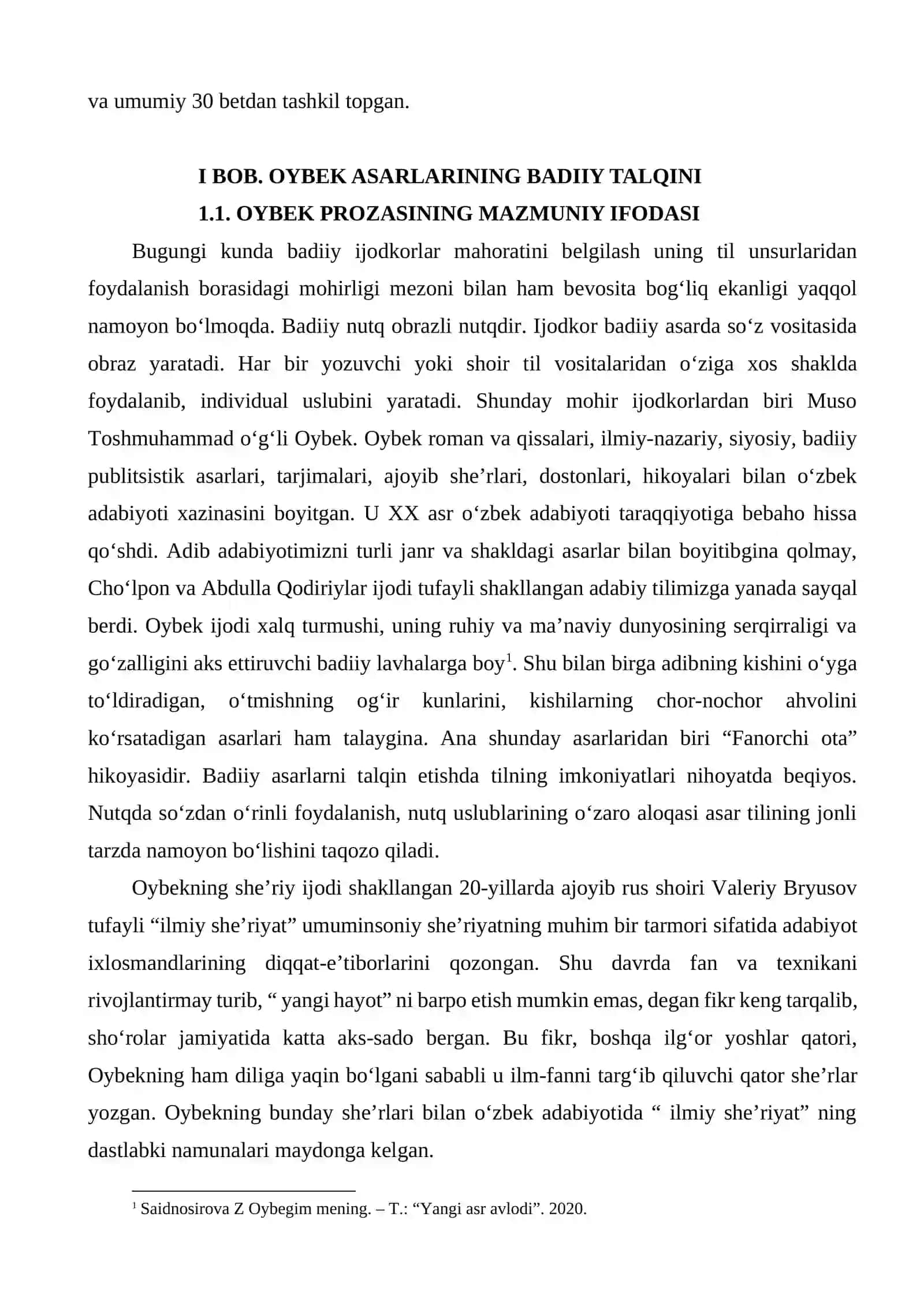 "“Bolalik” qissasi avtobiografik asar sifatida” KURS ISHI" 4