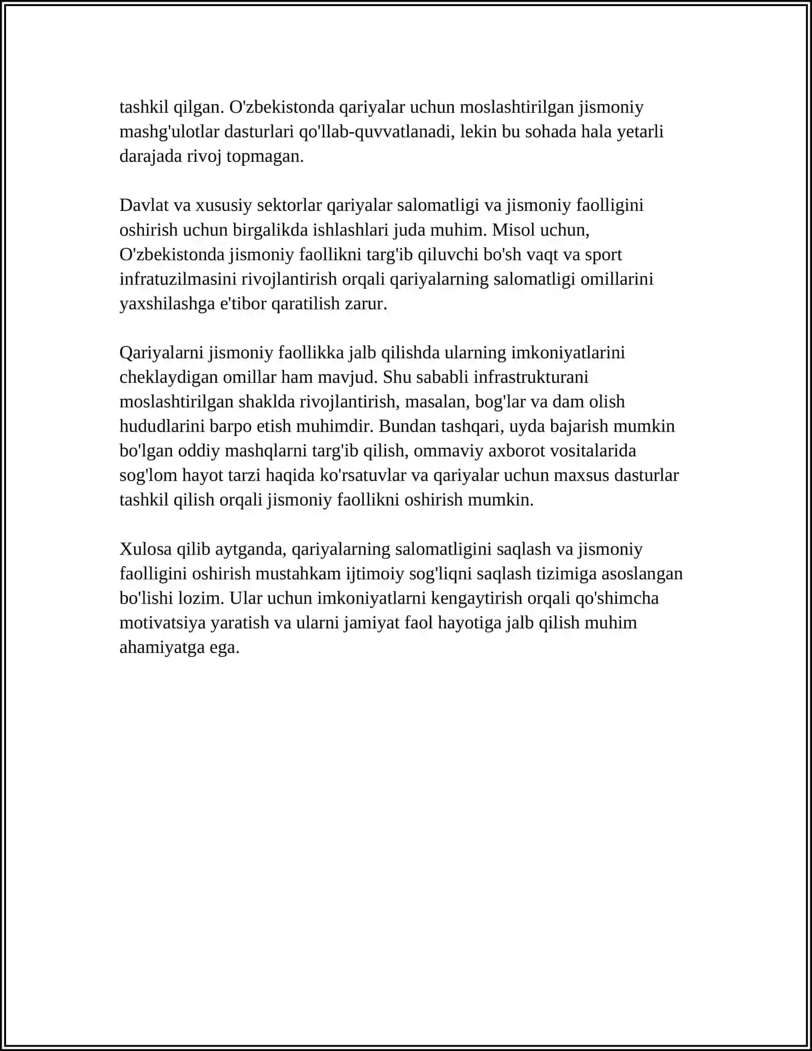 QARIYALAR SALOMATLIGINING XUSUSIYATLARI 4