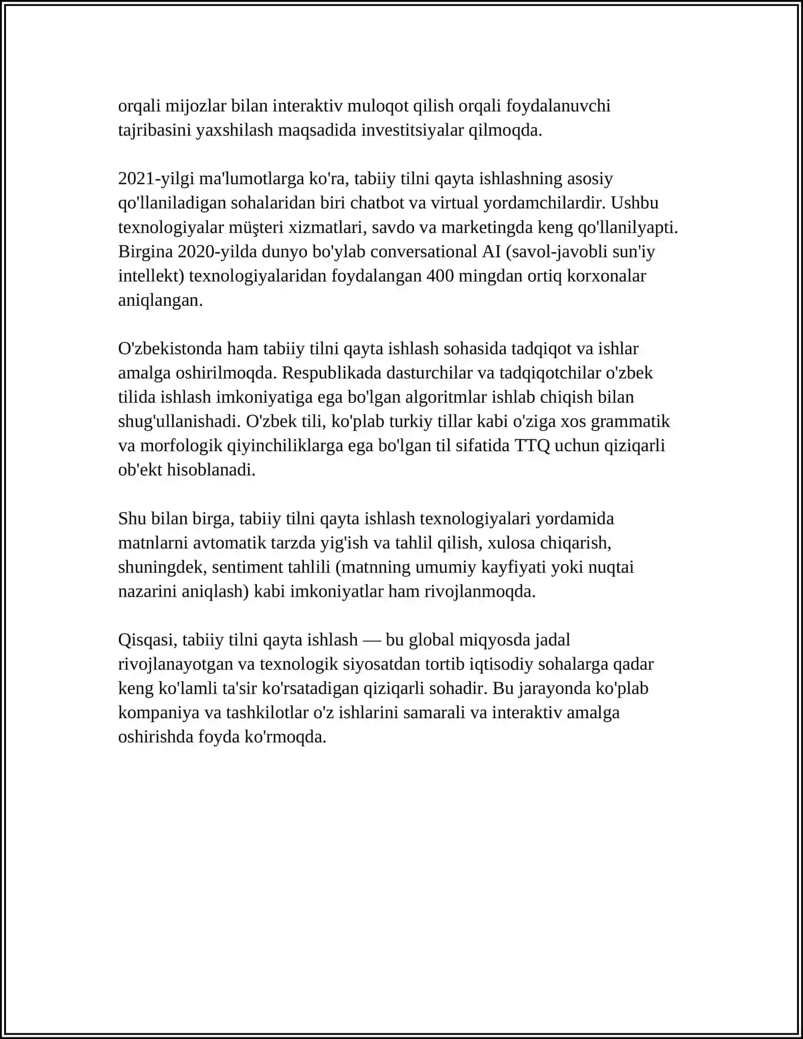 SUN'IY INTELLEKT (AI) ALGORITMLARINI GATDA QO'LLASH 4