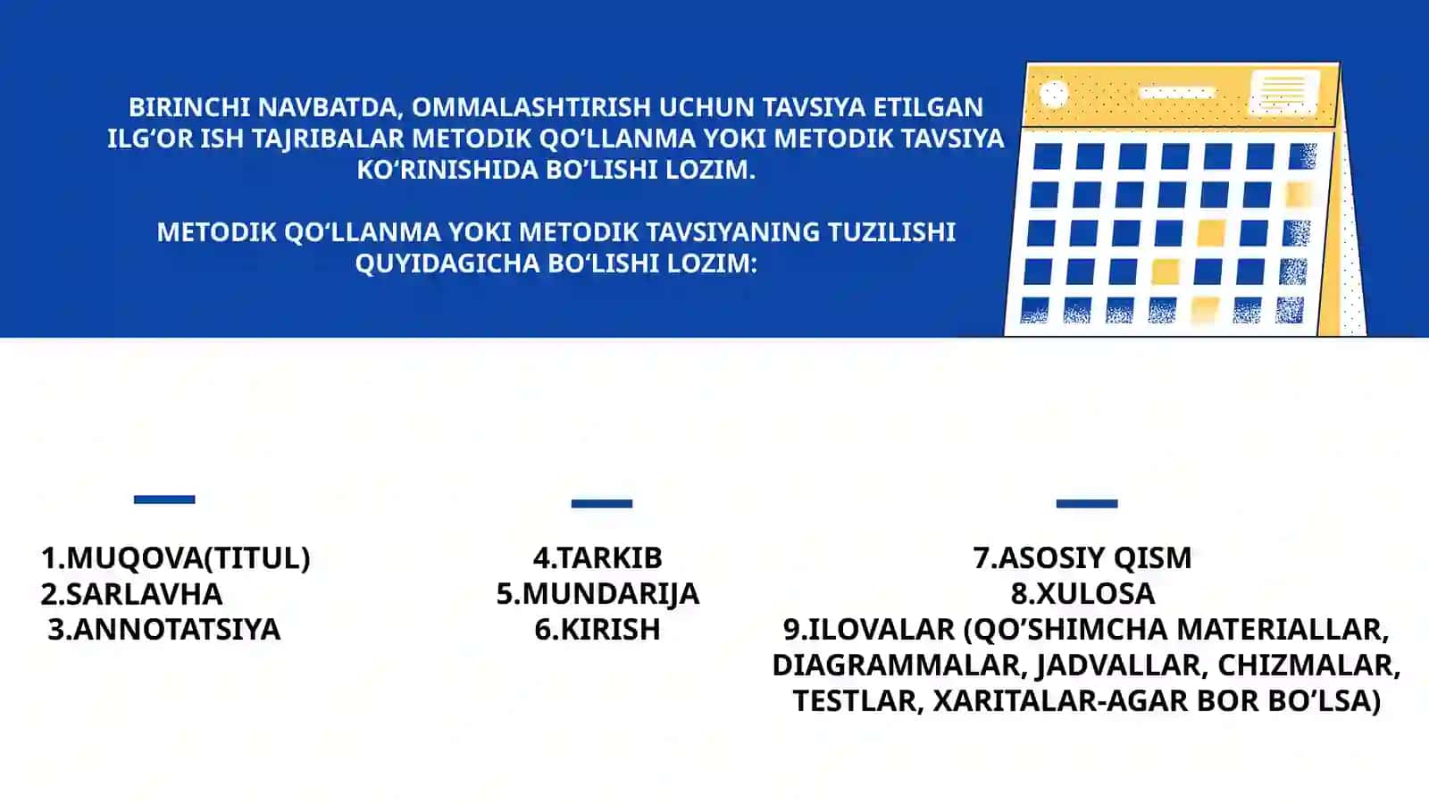 BOSHLANG’ICH SINF O’QITUVCHISINING METODIK QO’LLANMA YARATISH TEXNOLOGIYASI 4