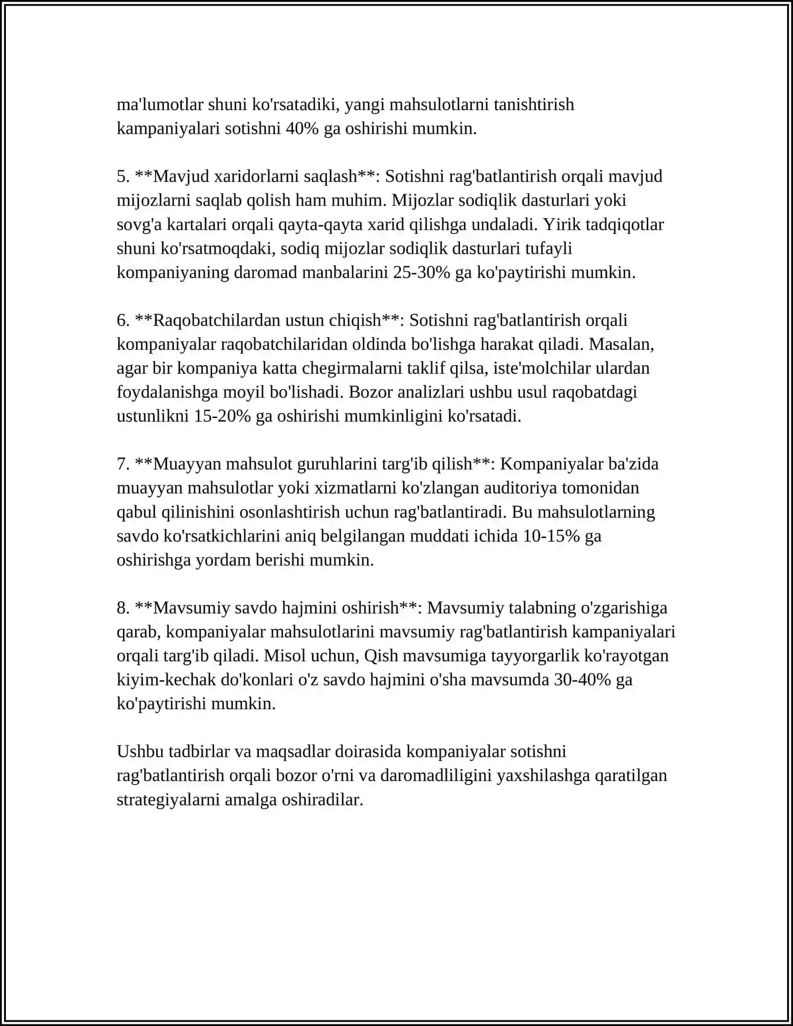 SOTISHNI RAG’BATLANTIRISH TUSHUNCHASI TADBIRLARI 4