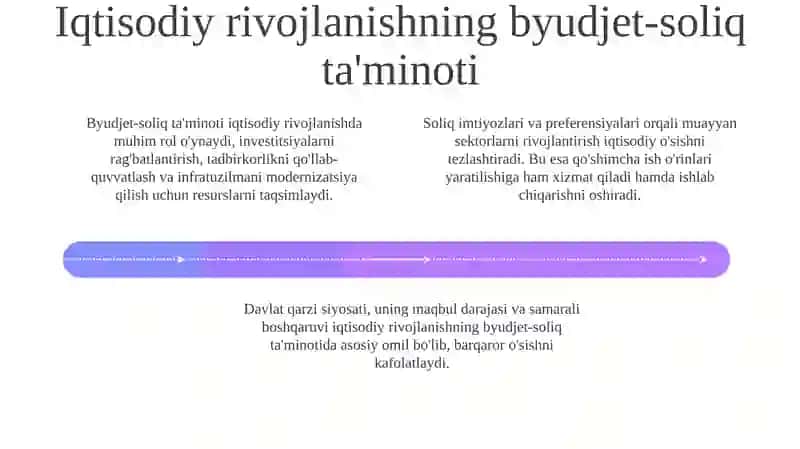 Byudjet-soliq siyosatining asosiy yo'nalishlari 4