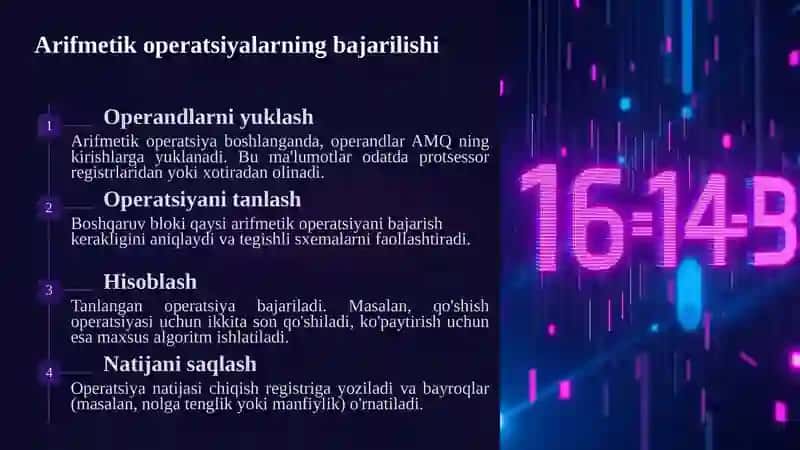 Arifmetik-mantiqiy qurilmalar 4