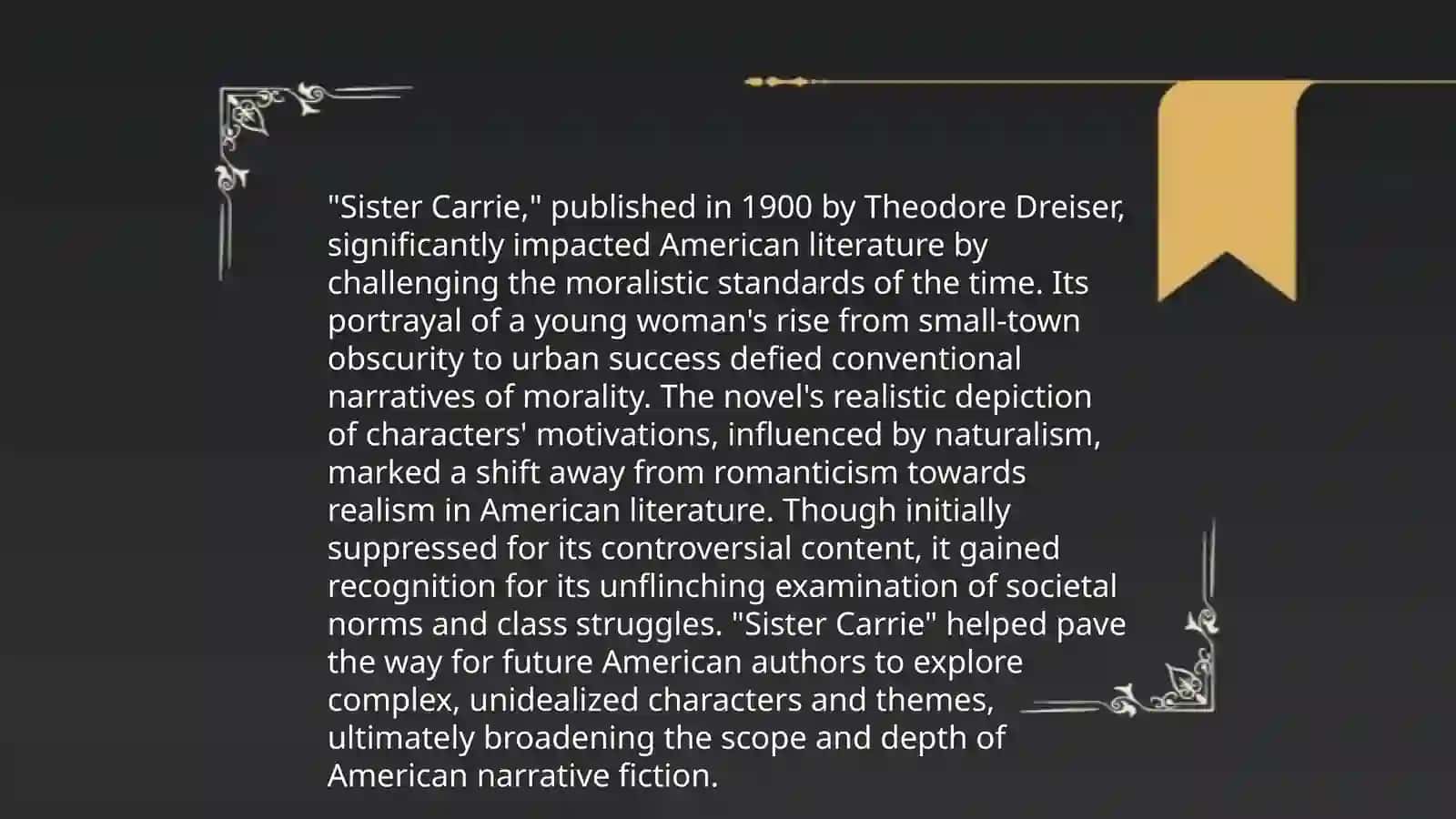 Theodore Dreiser's Early Life and Influences 4
