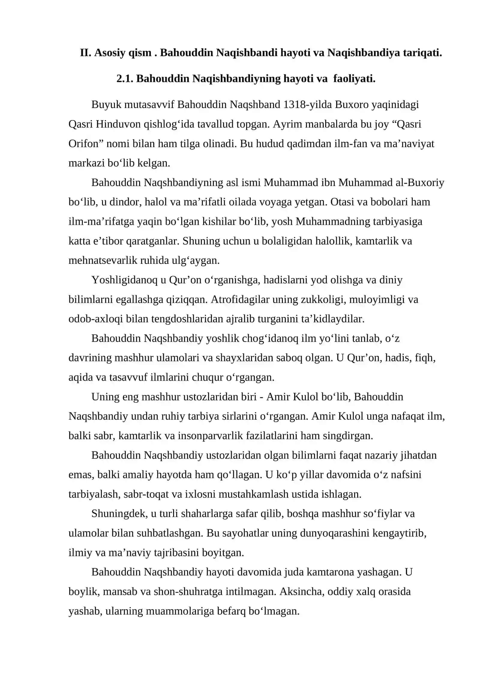 bahouddin naqishbandiy hayoti va tariqati 4