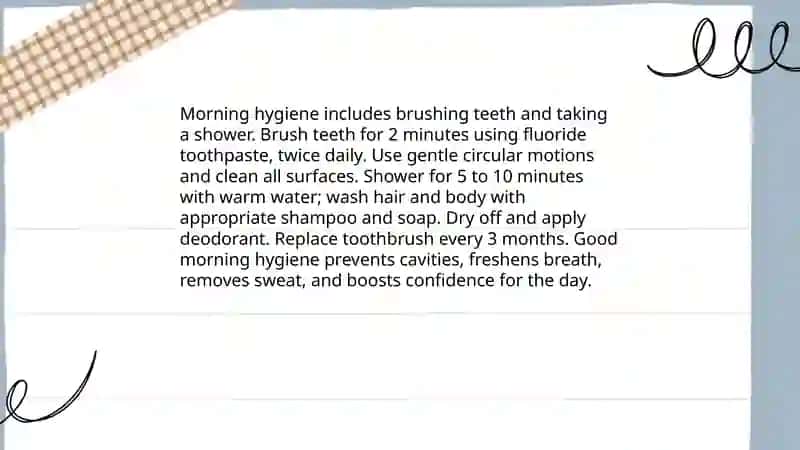 My daily routine 4