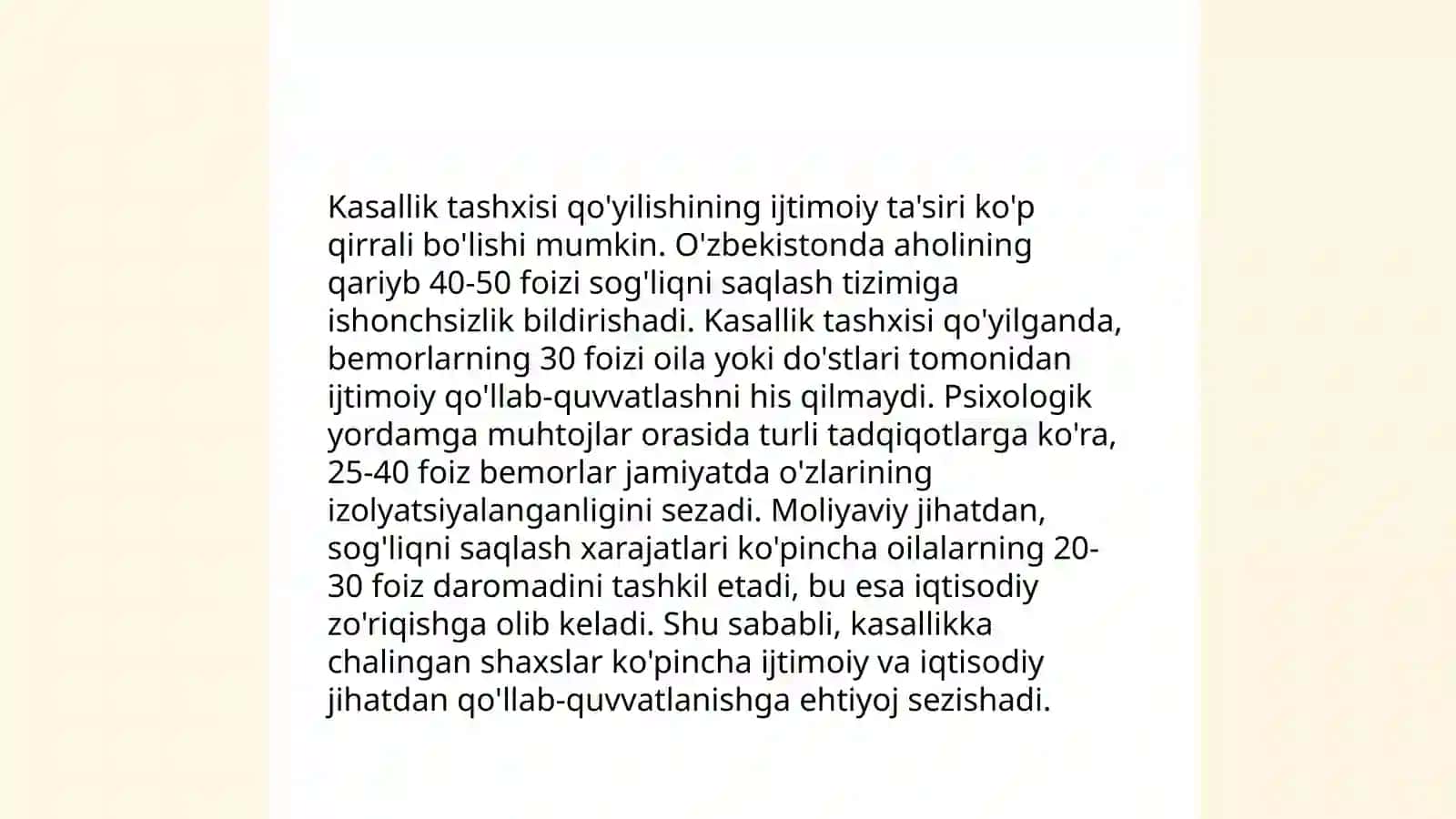 Bolalar onkologiyasini ijtimoiy psixologik muammolari 4