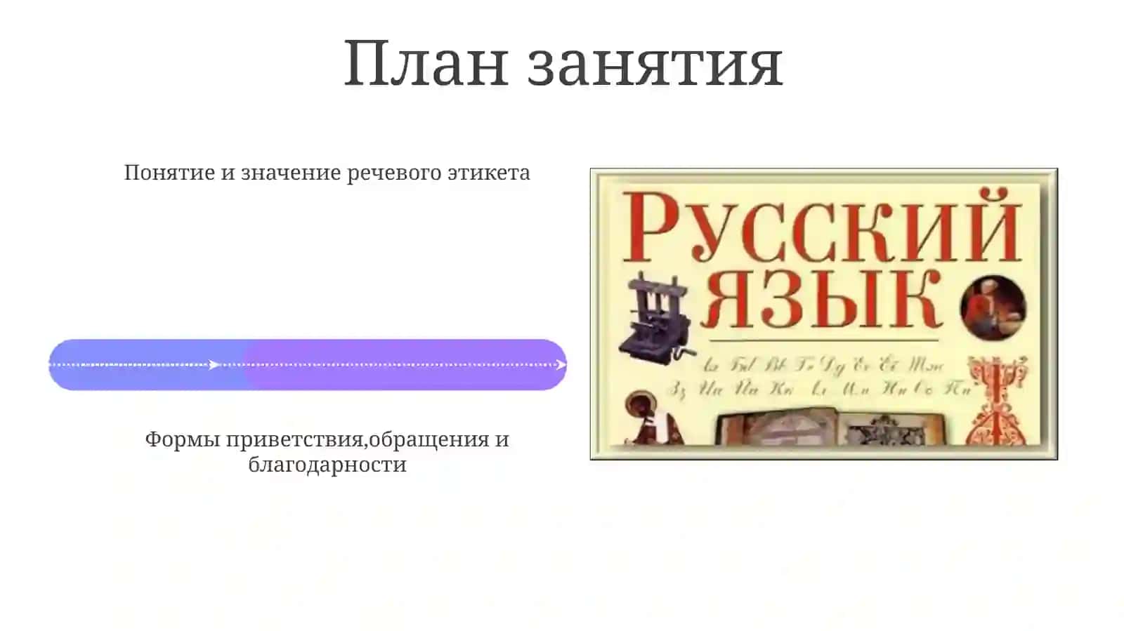 Вводное установочное занятие по теме речевого этикета 4