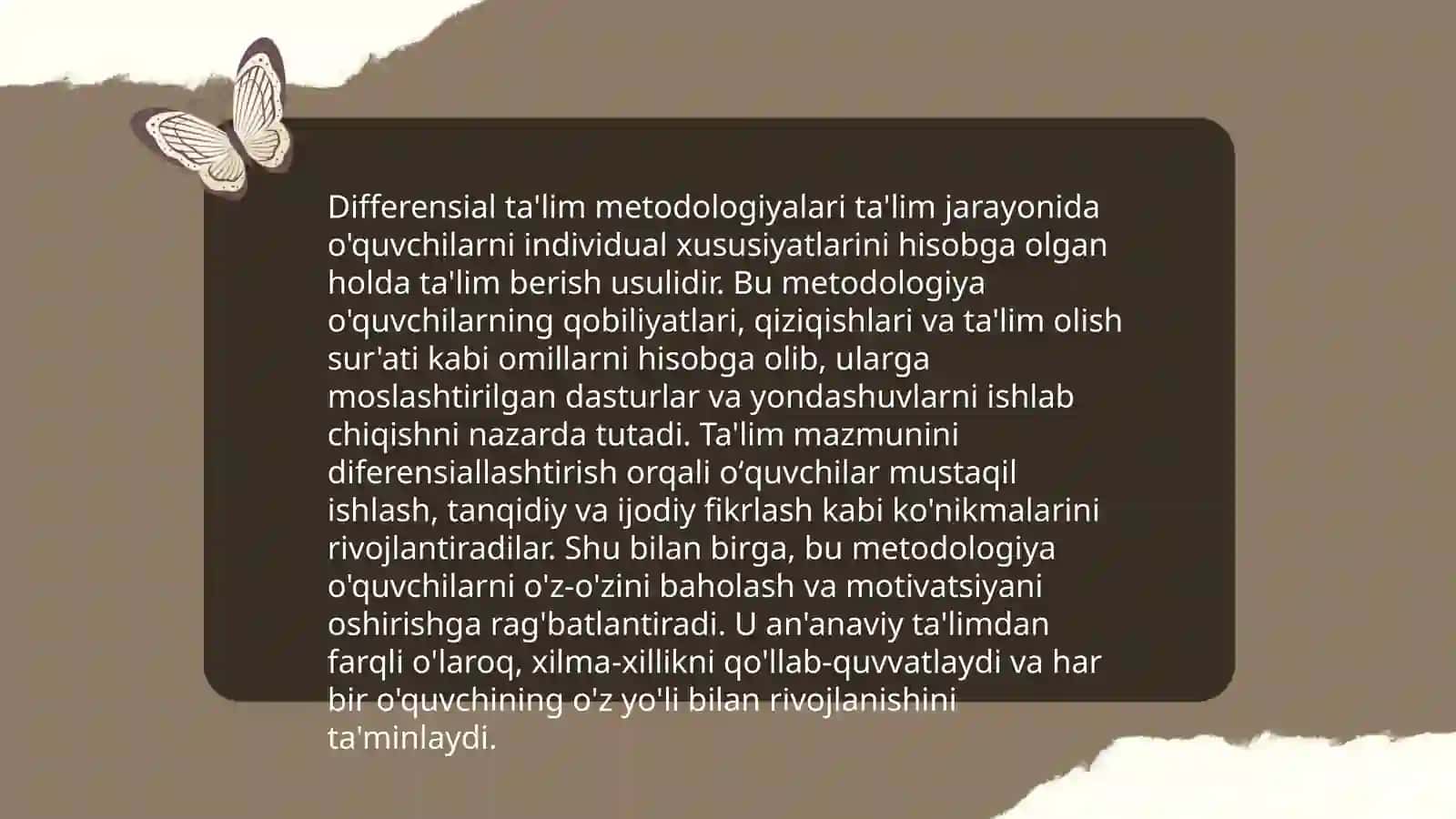 Interfaol texnologiyalar va alohida ta'lim ehtiyojlari 4
